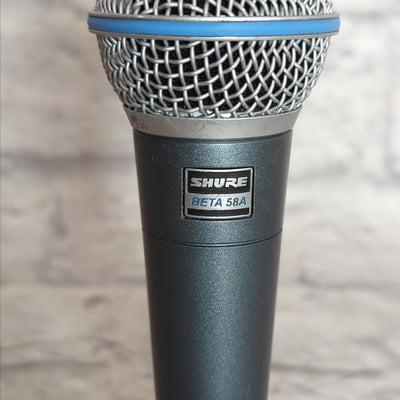 Shure BETA 58A Handheld Supercardioid Dynamic Microphone