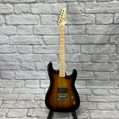 Rise by Sawtooth Single Humbucker Electric Guitar - 2-Color Sunburst