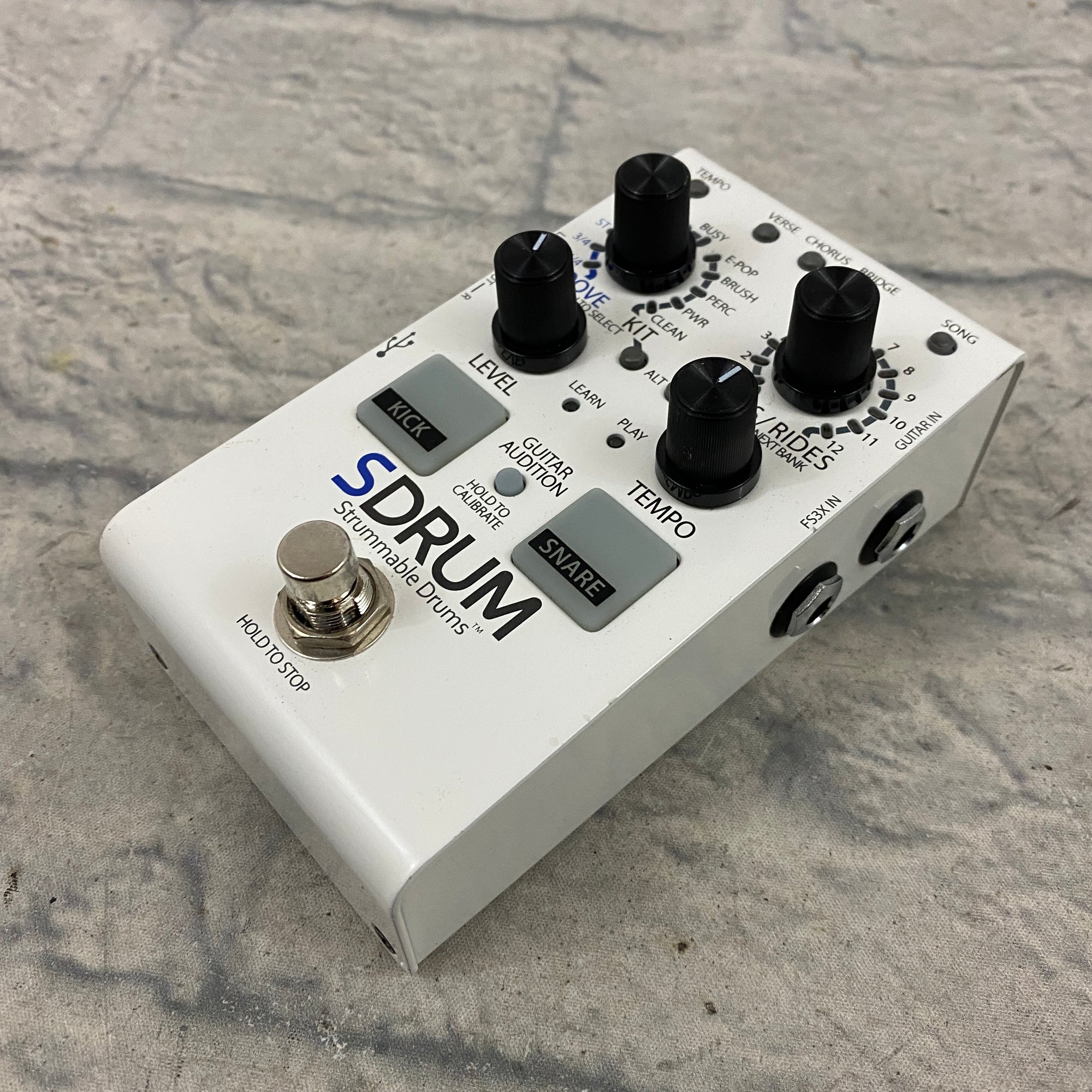 Strumable Instruments Digitech SDrum Strummable Drums Guitar Pedal - Evolution Music