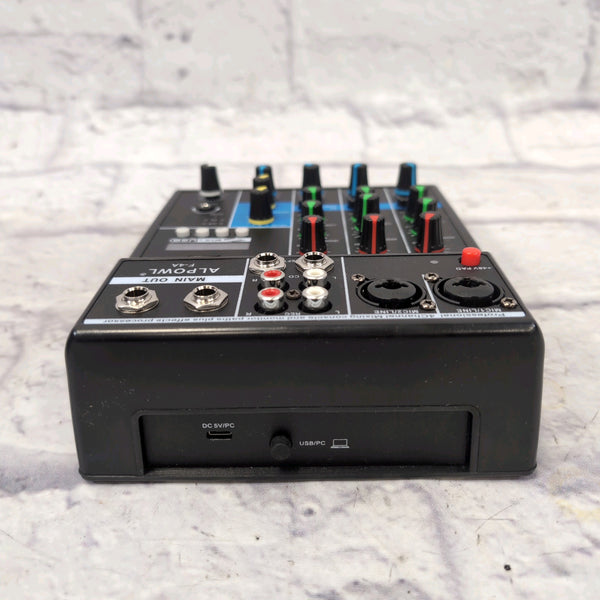 Unknown 4 Channel Live Mixer with Delay - Evolution Music