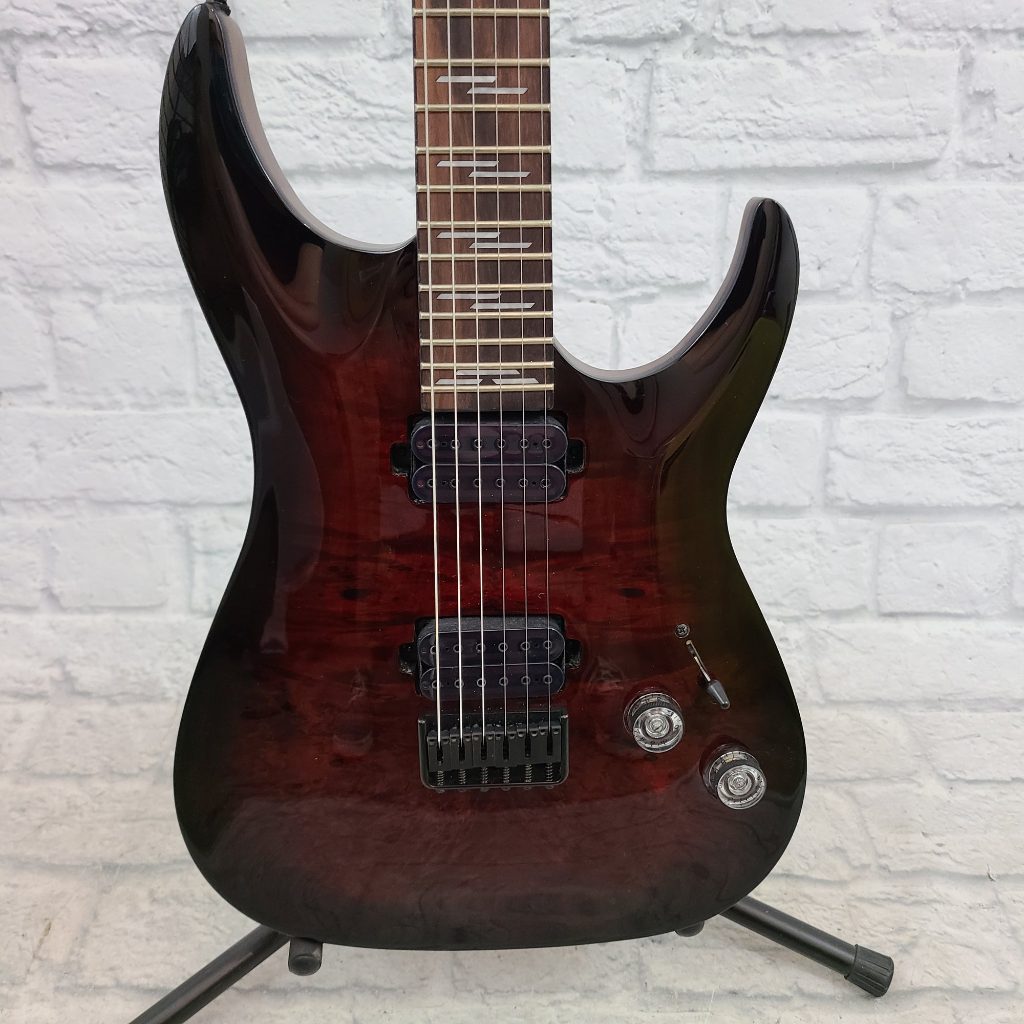 Schecter Omen Elite-6 Black Cherry Burst