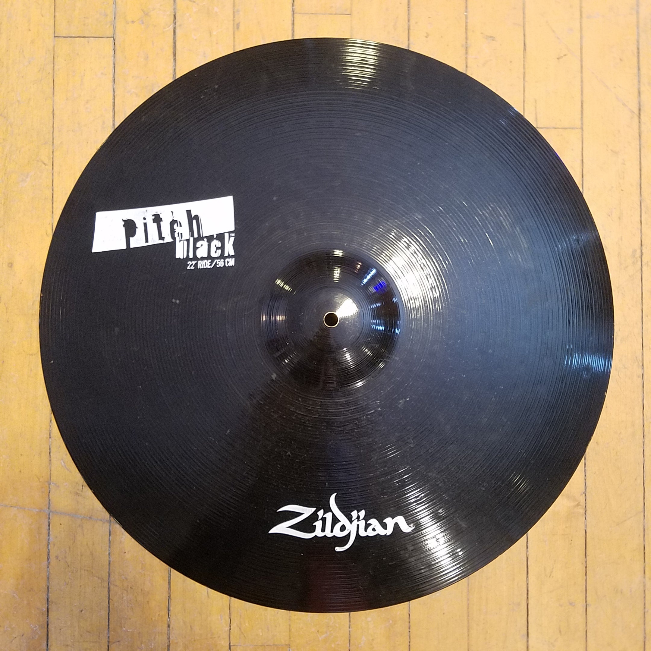 Zildjian 22in Pitch Black Ride Cymbal ZPB22R - Evolution Music