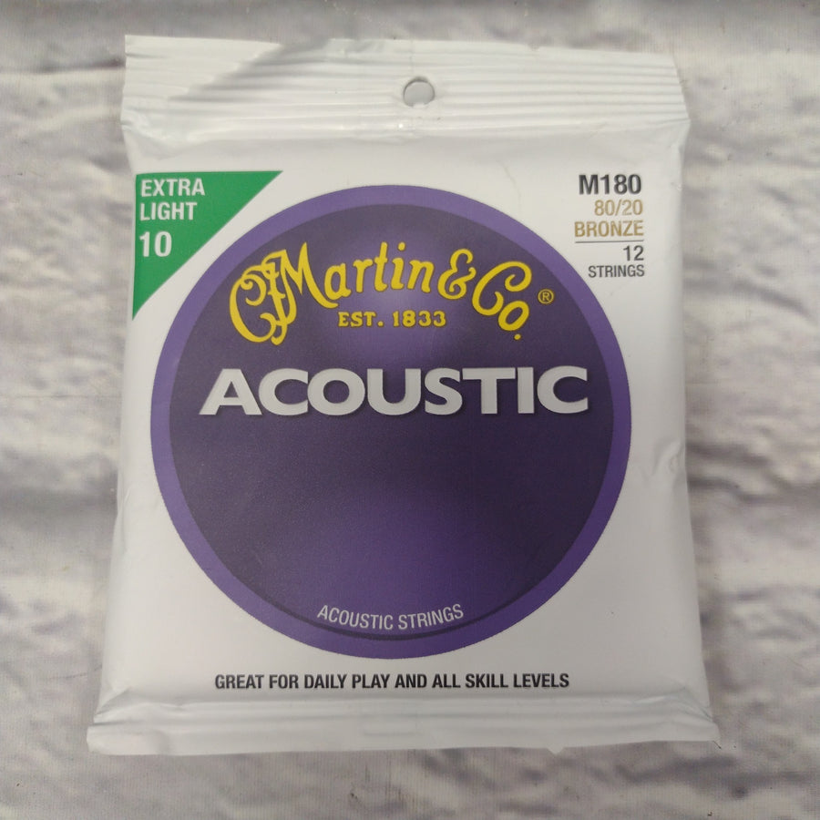 Martin Extra Light M180 80/20 12 String Pack
