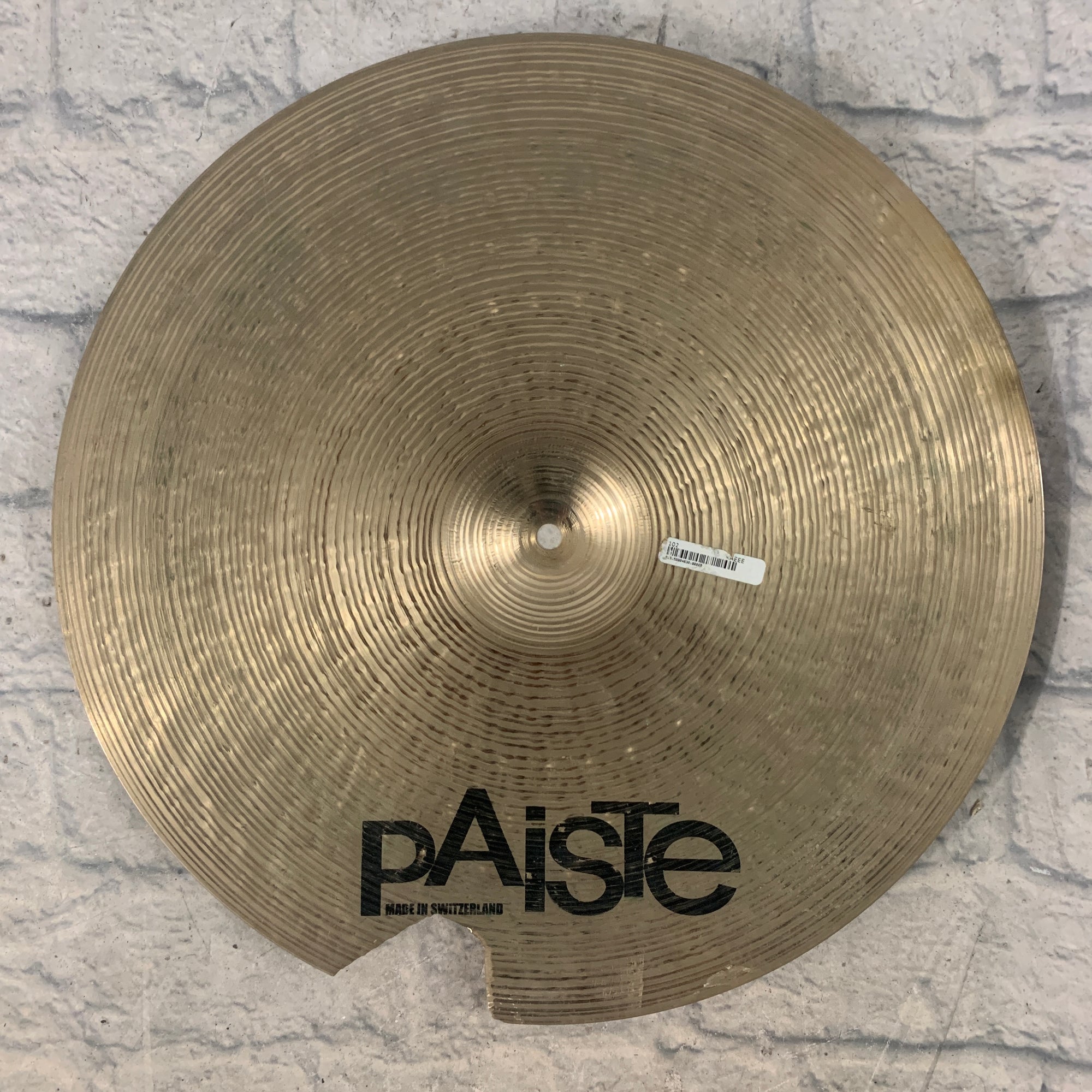 Paiste Twenty Series 18" Crash Cymbal CRACK