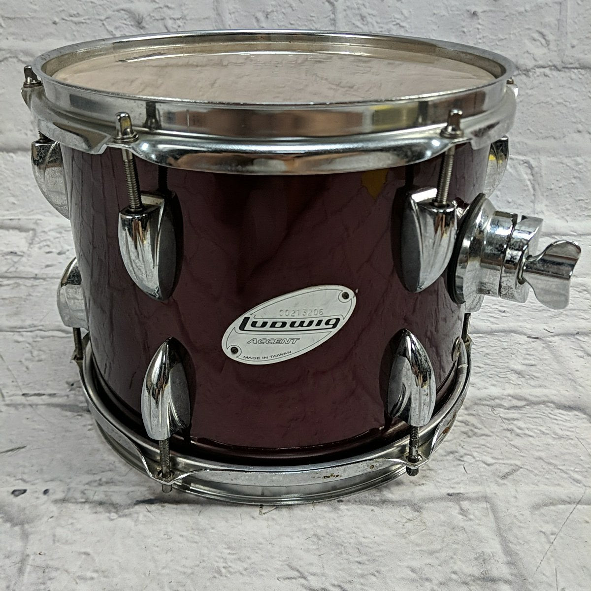Ludwig 10x7 Accent Tom Oxblood