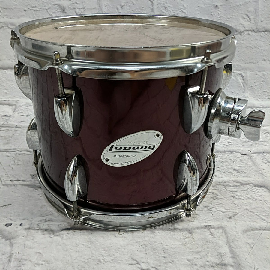 Ludwig 10x7 Accent Tom Oxblood