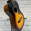 Harmony Stella Parlor Acoustic Guitar - Sunburst