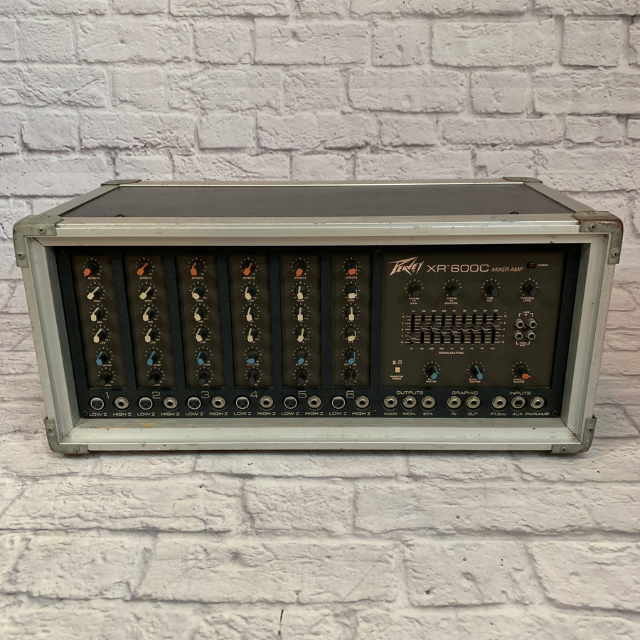 Peavey XR 600C Mixer Amp w/ Road Case