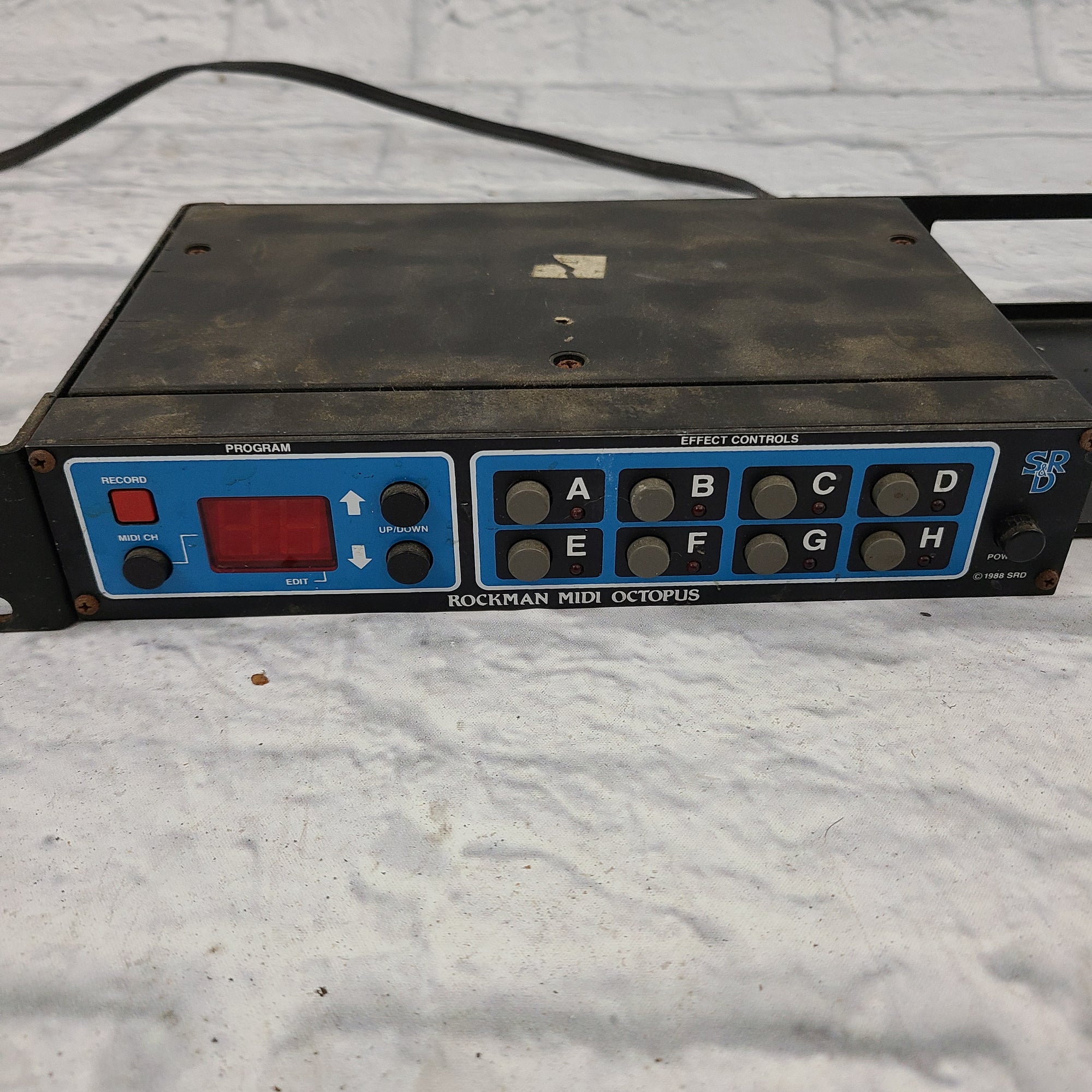 Rackmounted SRD Rockman Midi Octopus Effects Switcher Module