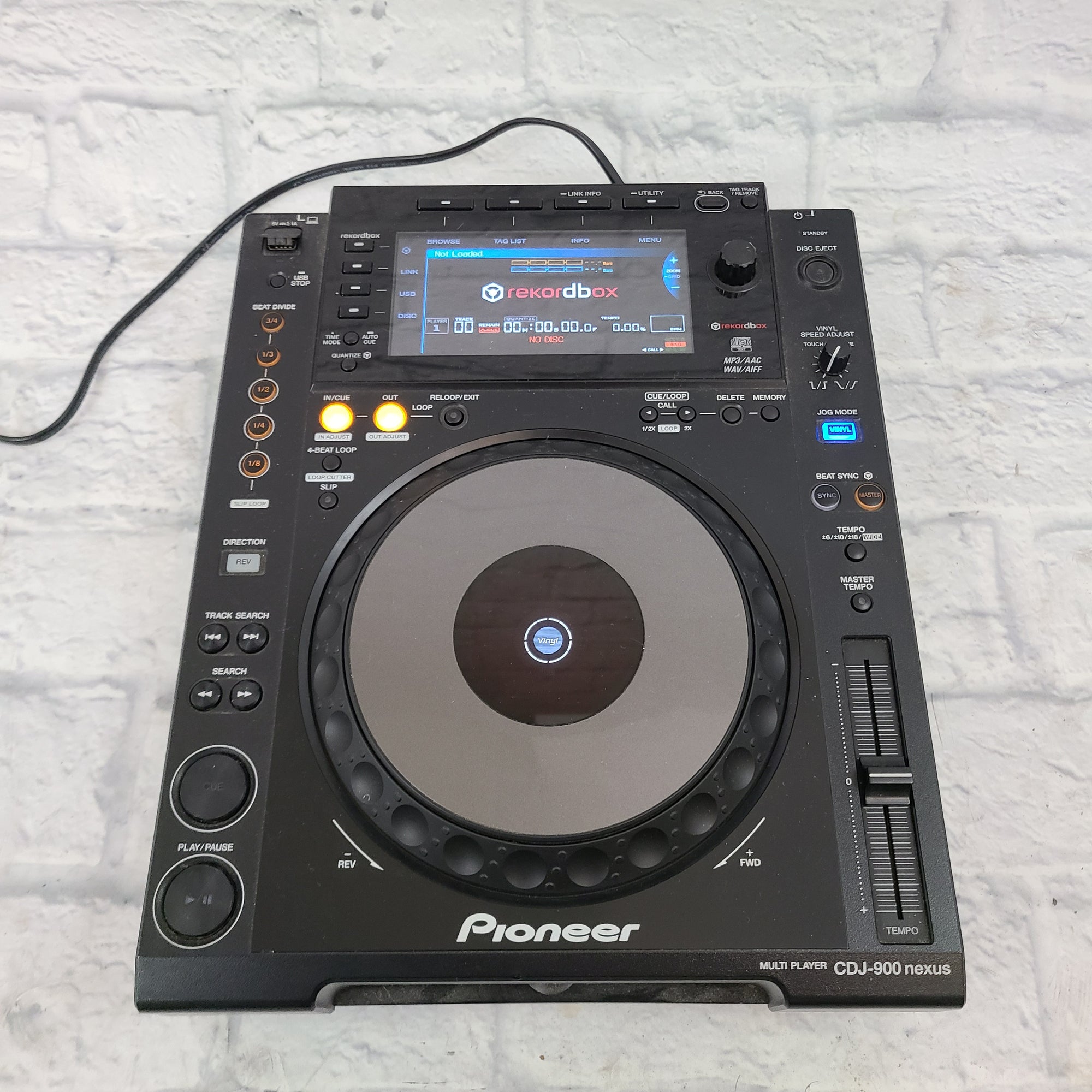 Pioneer CDJ900-NXS DJ CD Player Turntable