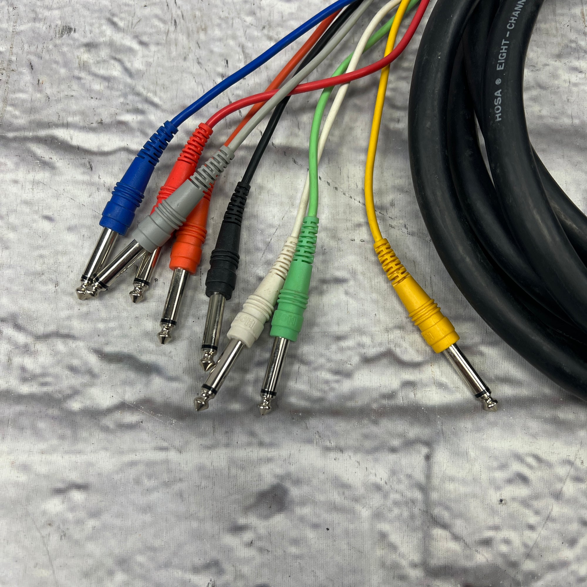 Hosa Eight 8 Channel Hi Definition Recording Snake 1/4 to 1/4 - 13 Feet