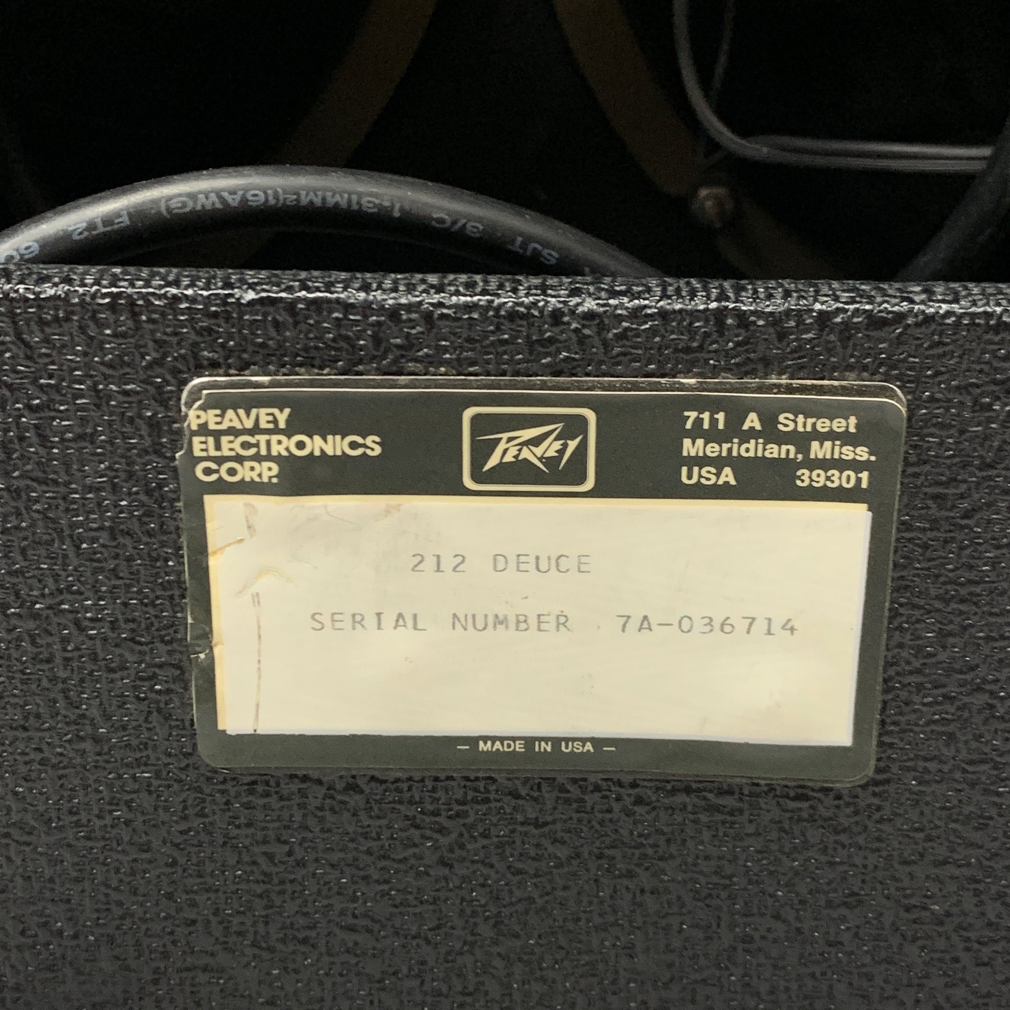 1970s Peavey Deuce VT Series 240T 120-Watt 2x12 Guitar Combo