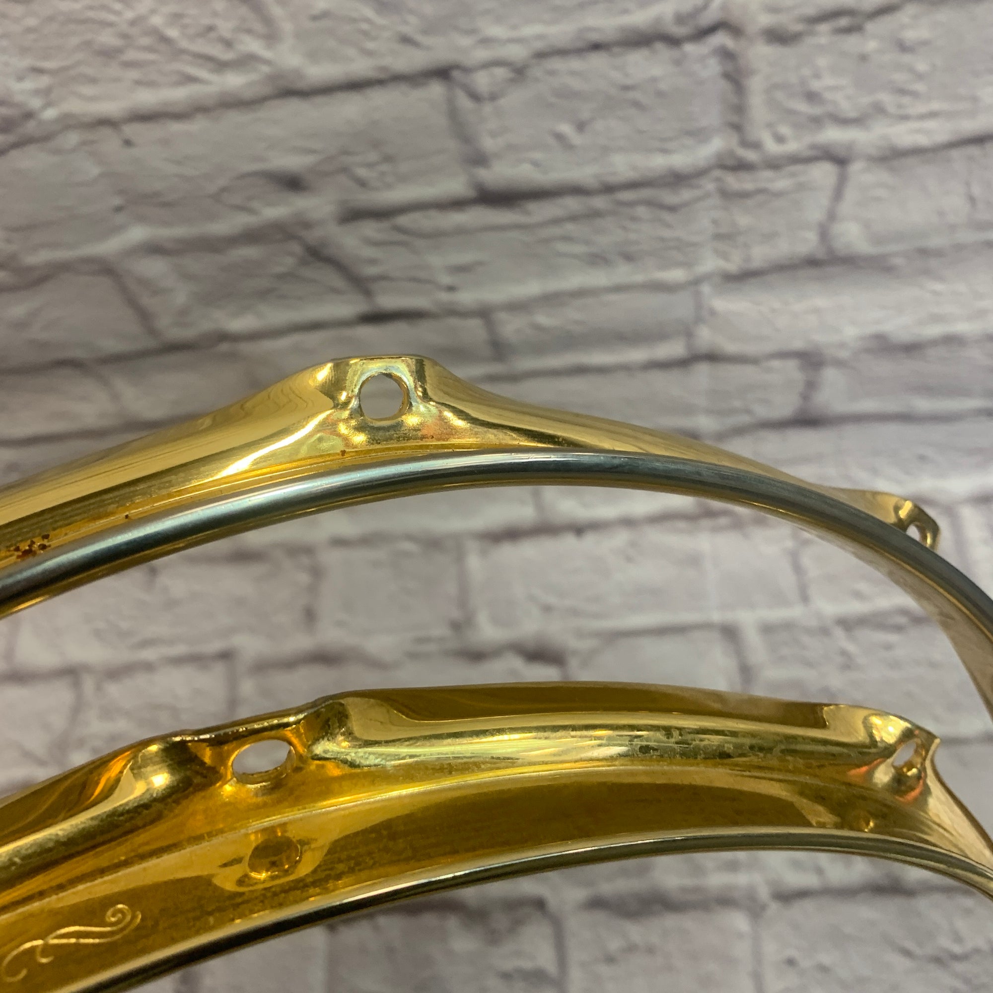 Pearl Super Hoops Flanged 14" Snare Gold