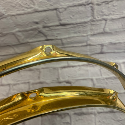 Pearl Super Hoops Flanged 14" Snare Gold