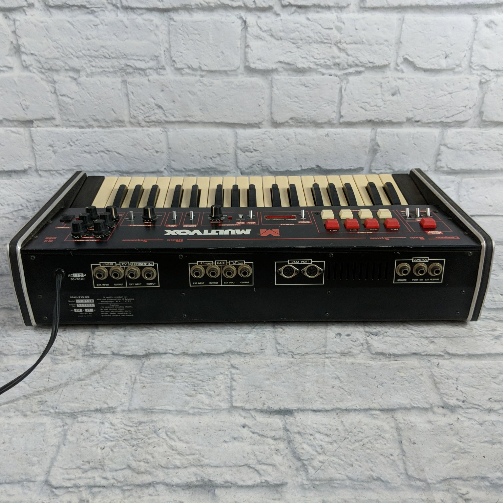 Multivox Computer Basic System Music Sequencer MX-8100