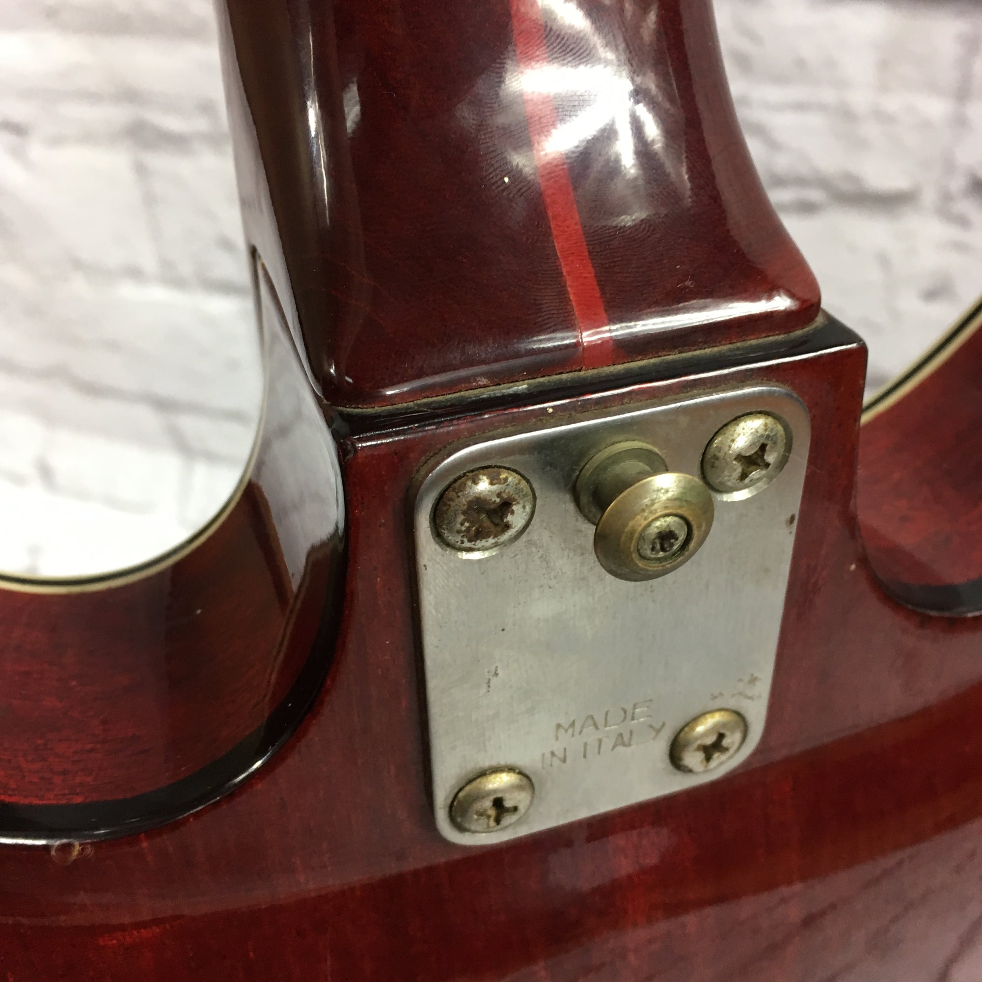 ** Vintage 1960's Stradavox Semi-Hollow Wine Red Guitar