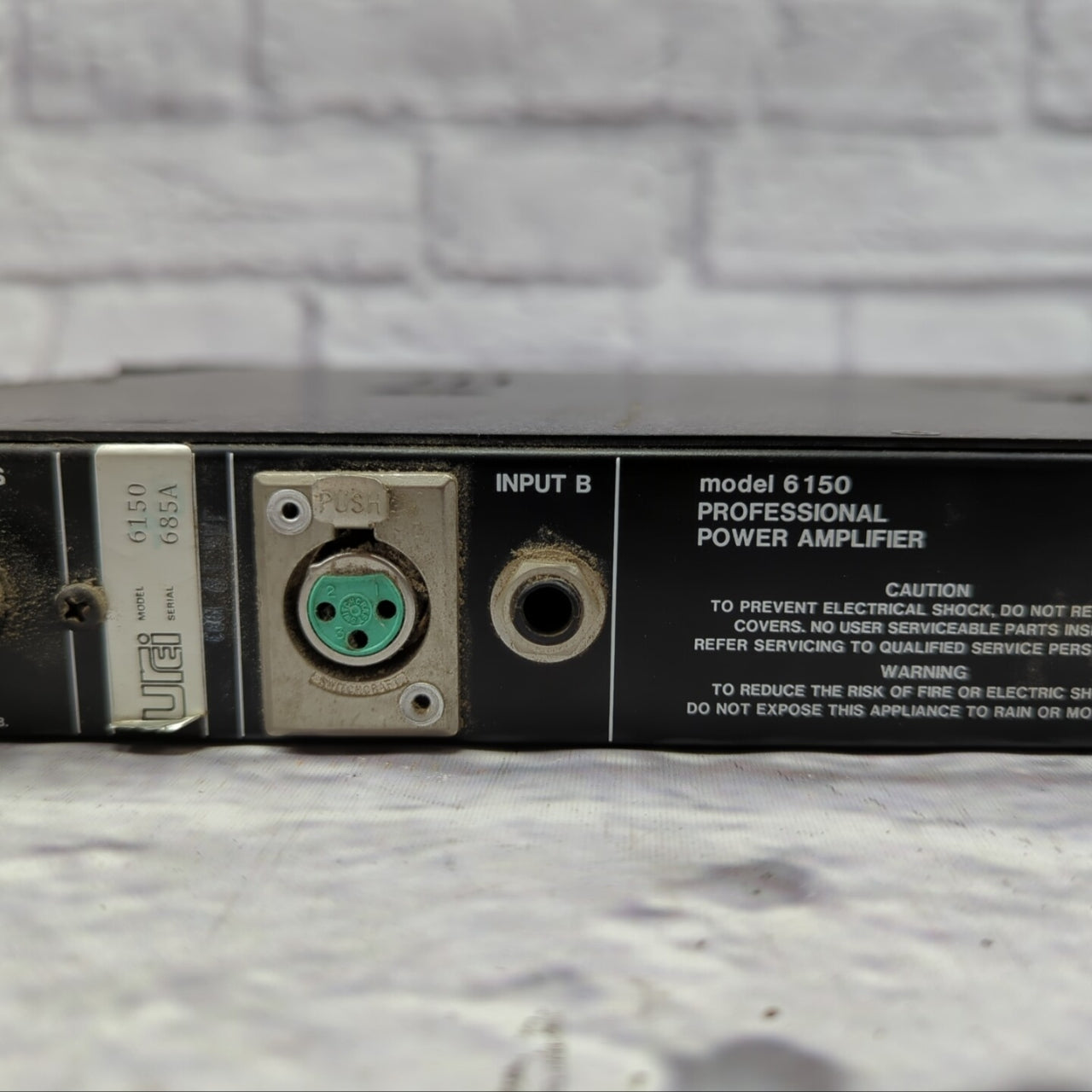 Vintage JBL UREI 6150 Stereo Power Amp - Evolution Music