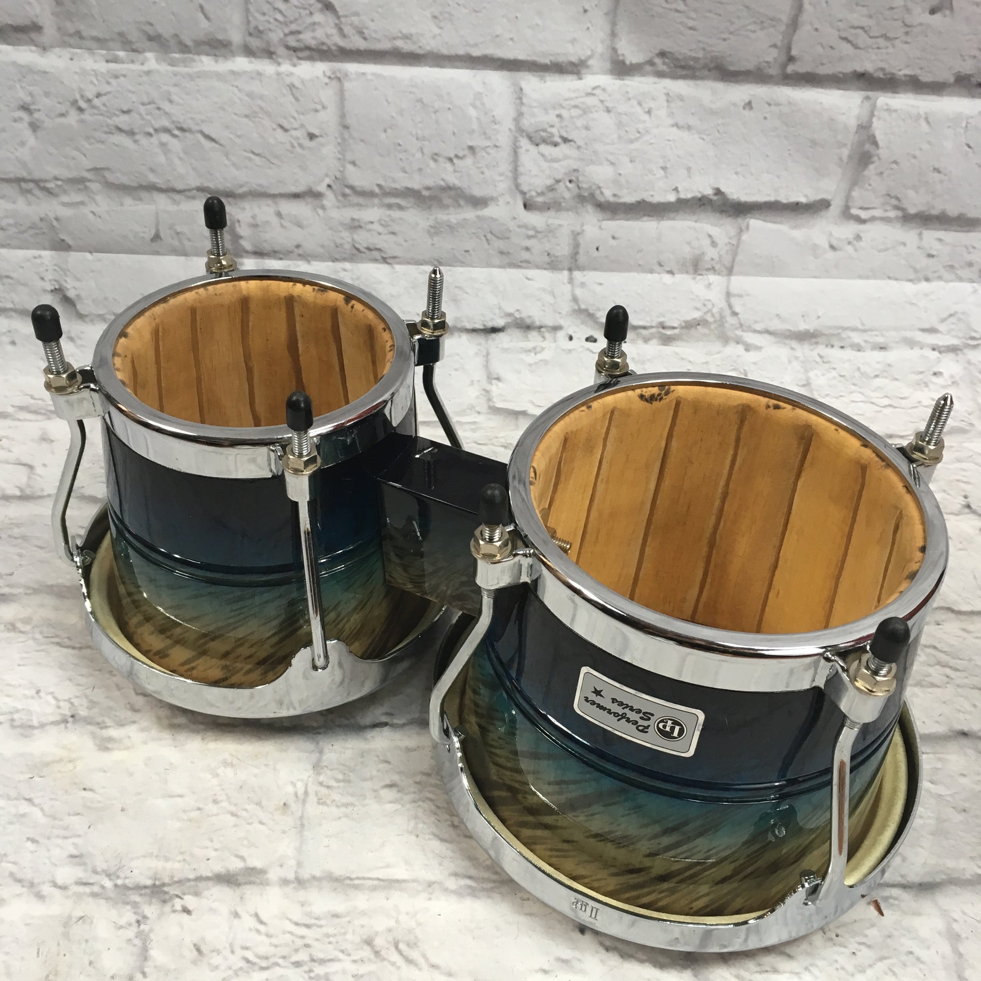 LP Performer Series Blue Fade Bongos