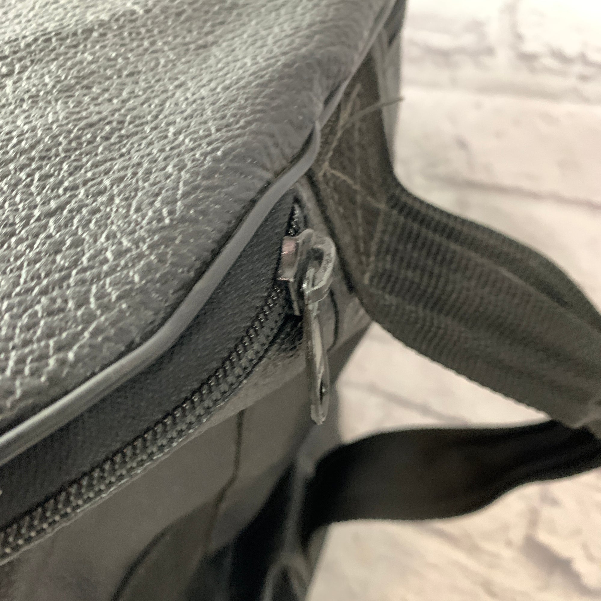 Unknown Leather Travel Bag 17 x 17