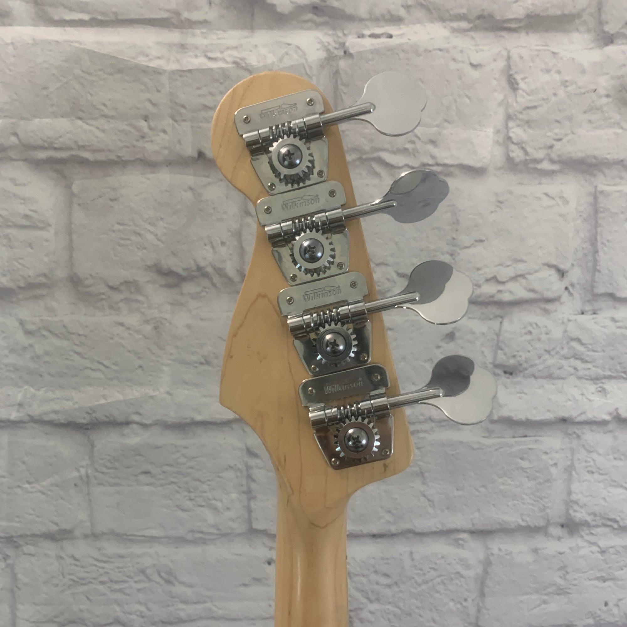 4 String J Jazz Bass Guitar - Blue Sparkle w/ USA Fender Case