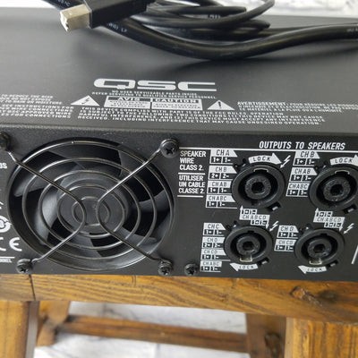 QSC PLD4.2 Power Amp with 4 Inputs/Outputs Like New