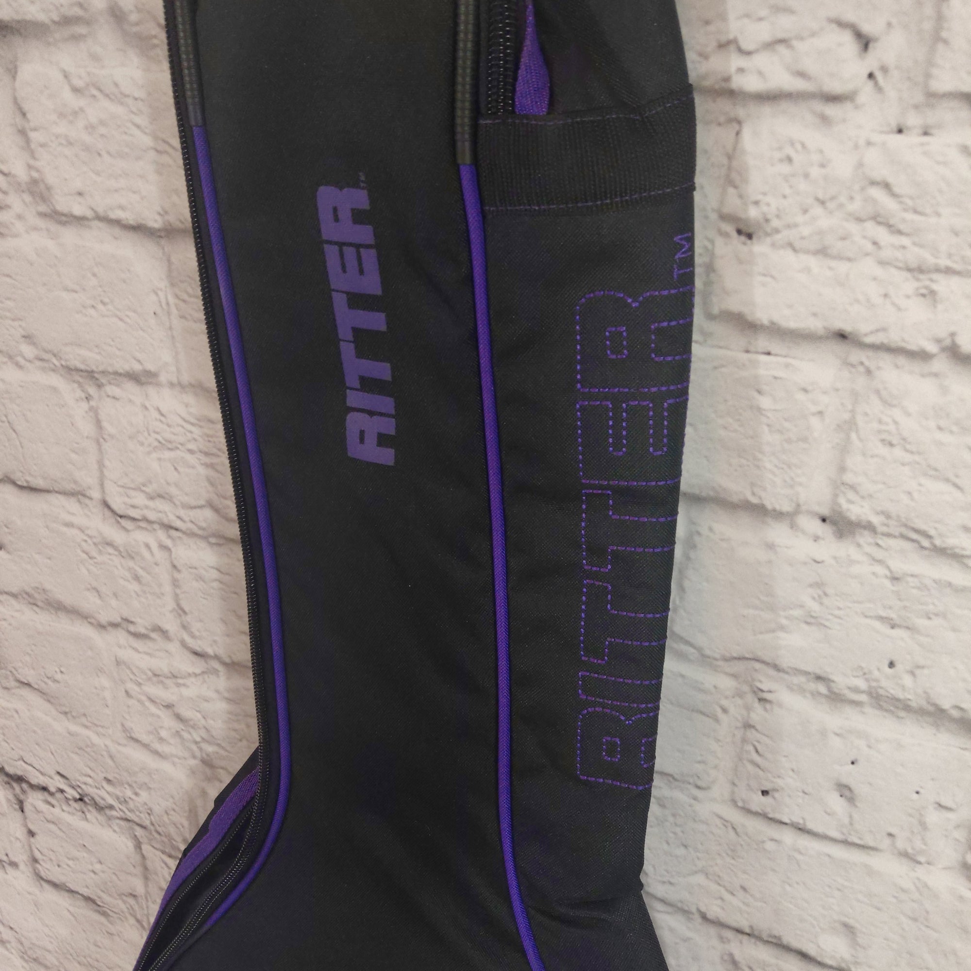 Ritter Chromo Pak Series Black and Purple Designer Acoustic Guitar Gig Bag