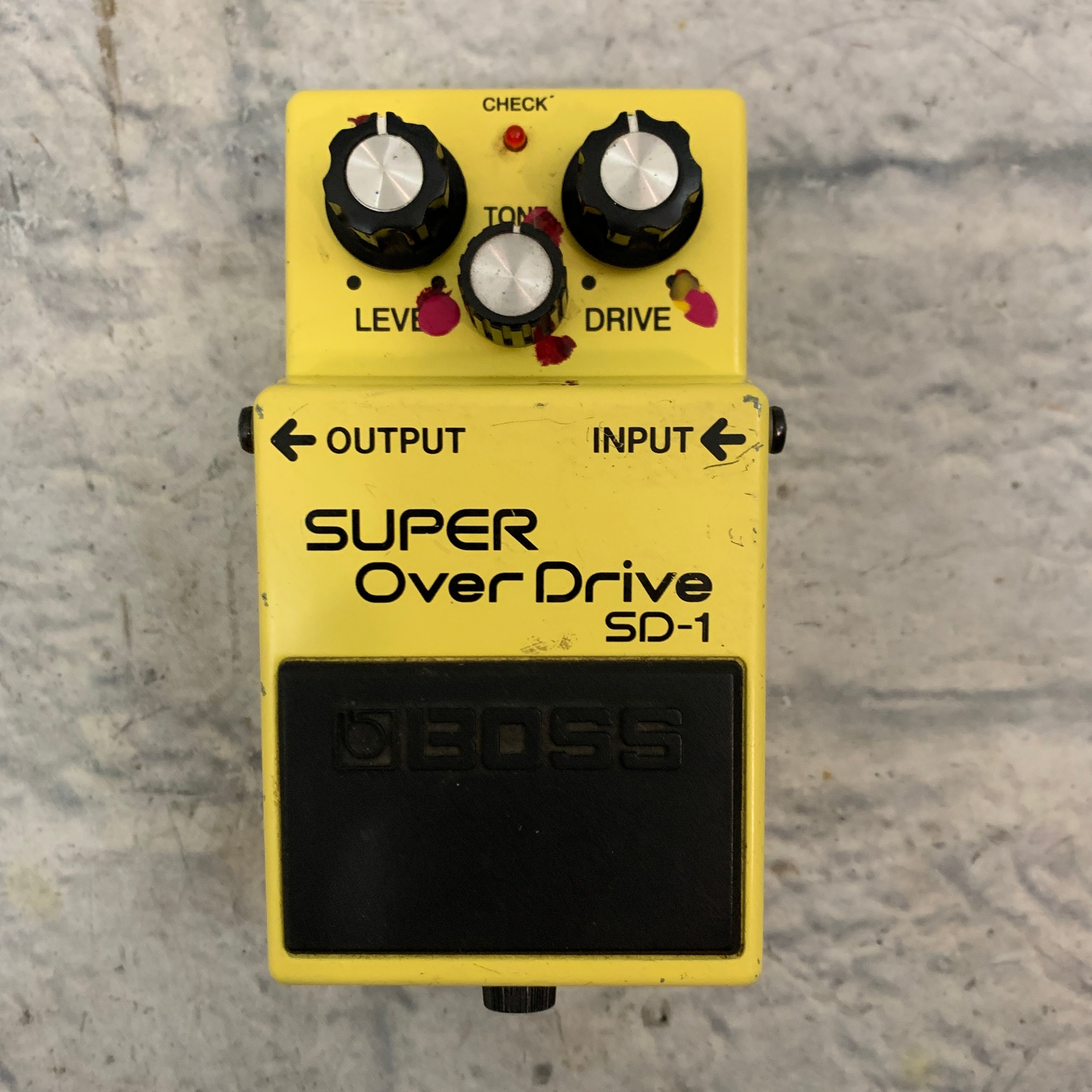 箱・説明書付き BOSS SD-1 セール対象商品】BOSS SD-1 SUPER OverDrive 1982年製 [QK647