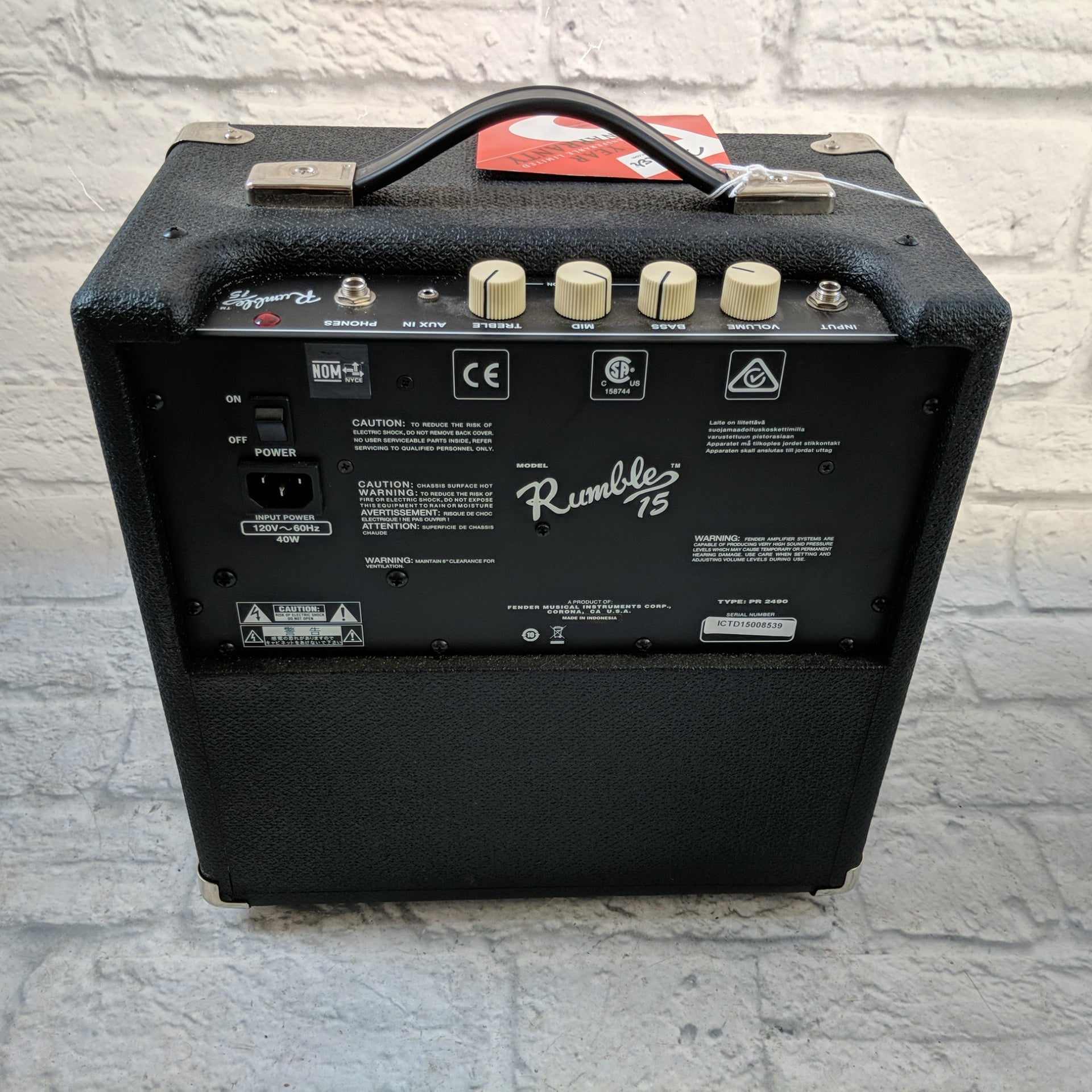 Fender Rumble 15