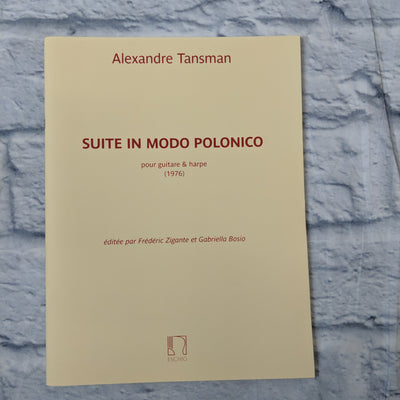 Max Eschig Suite in modo polonico (Guitar and Harp) Editions Durand Series Softcover Composed by Alexandre Tansman
