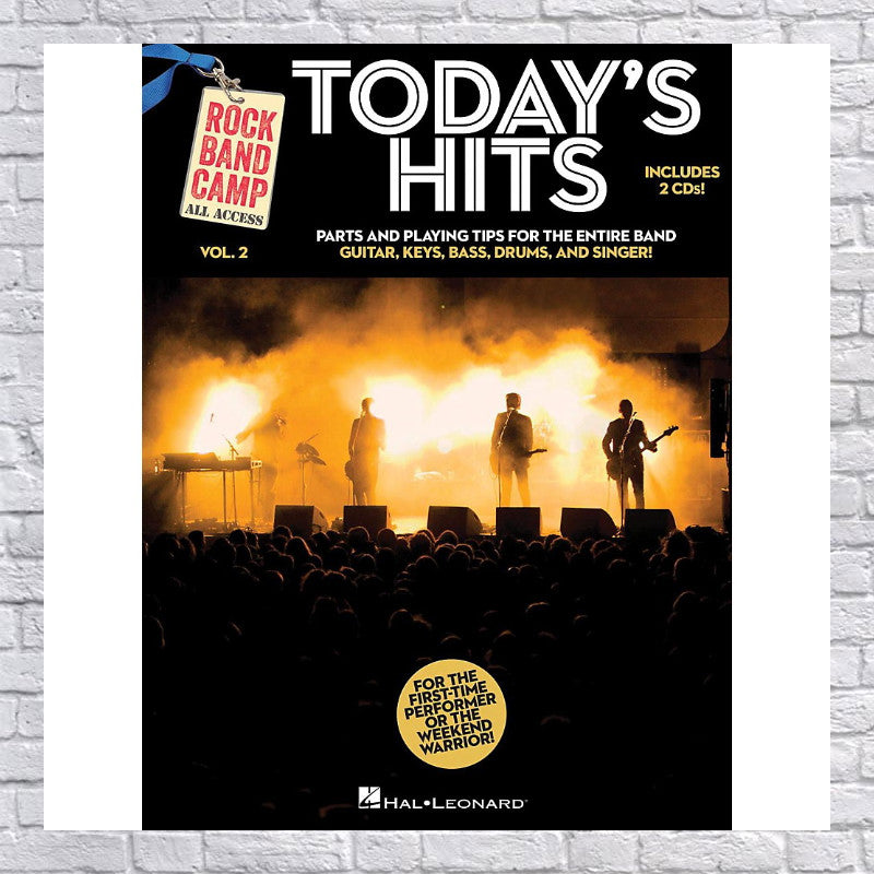Today's Hits - Rock Band Camp Vol. 2 (Book/2-CD Pack) Vocal, Guitar, Keys, Bass, Drums