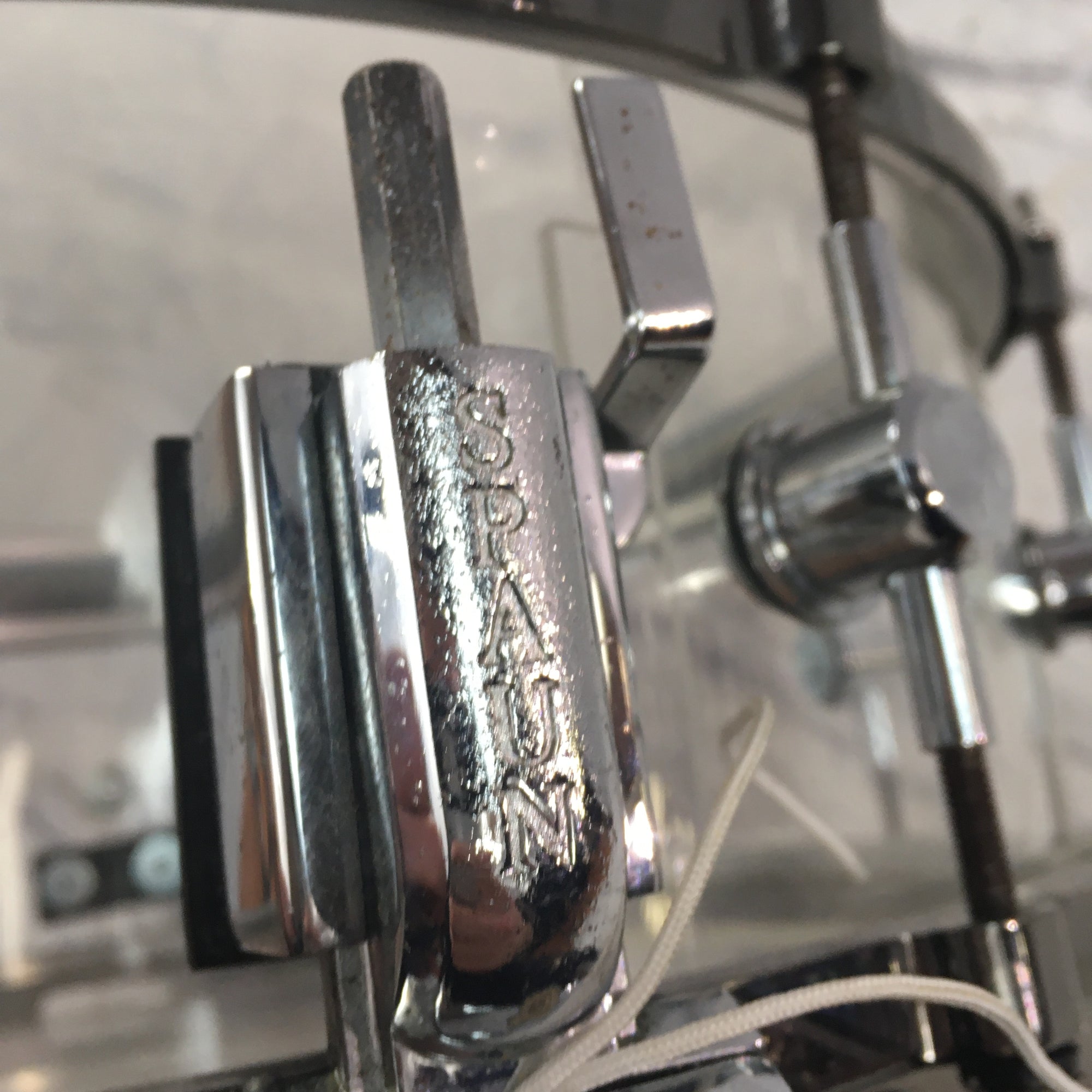 Spaun 14x5.5 Clear Acrylic Snare Drum