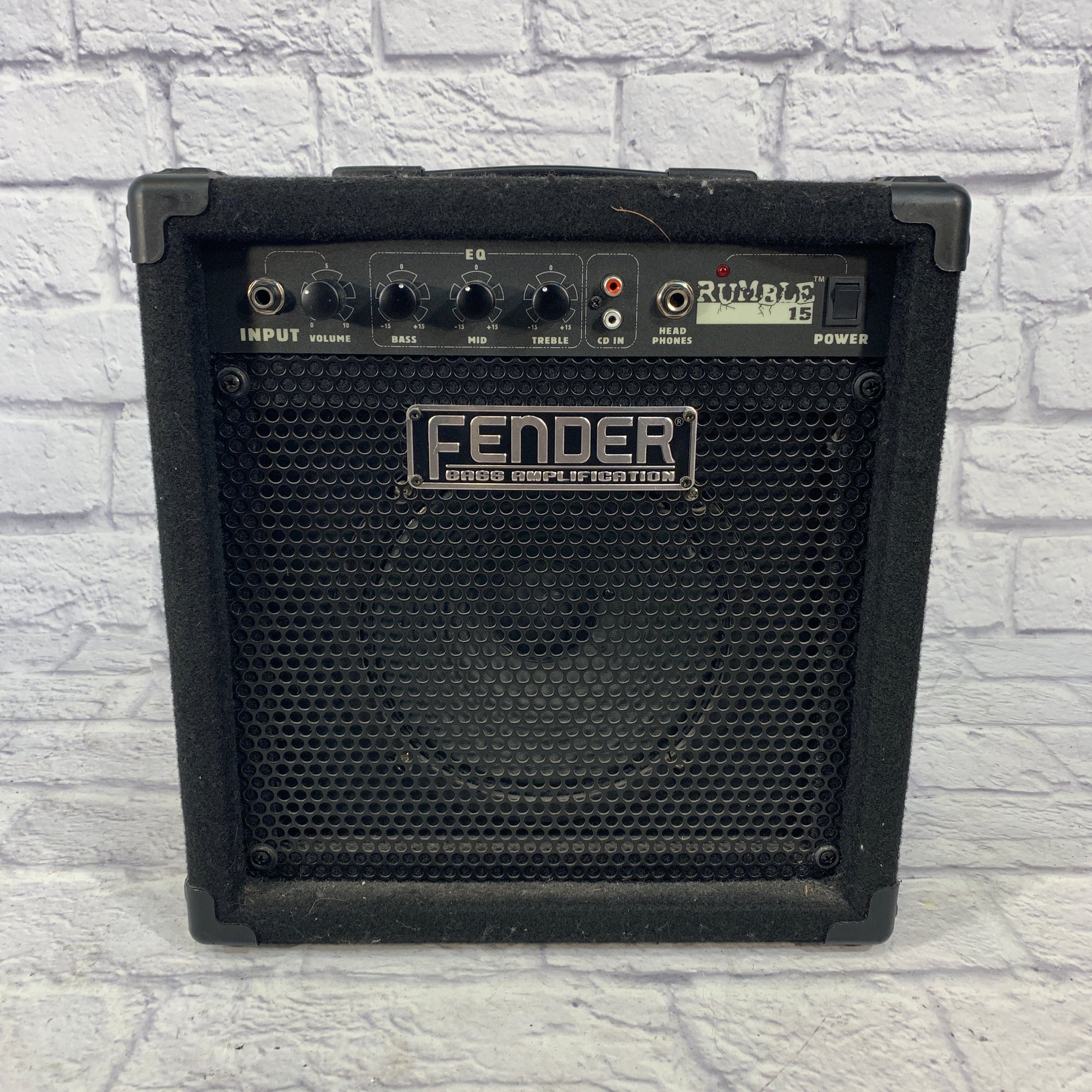 Fender Rumble 15 Bass Combo Amplifier