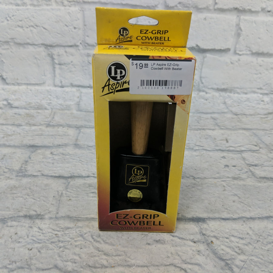LP Aspire EZ-Grip Cowbell With Beater