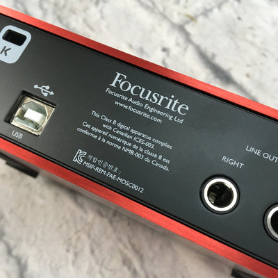 Focusrite Scarlett 2i2 USB Recording Interface