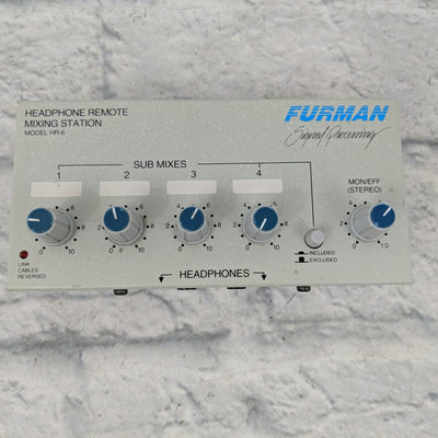 Furman HR-6 Headphone Remote Mixing Station