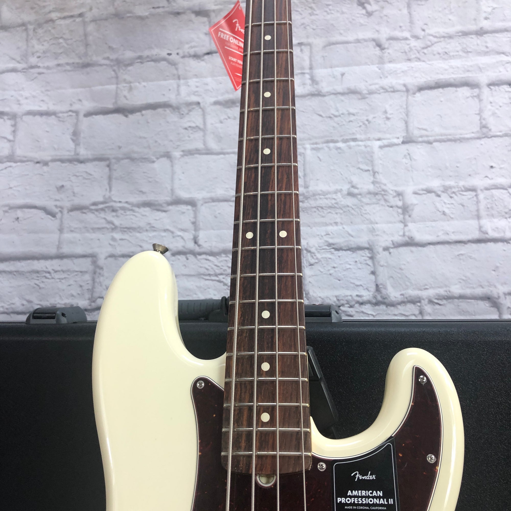 ベース reeefender American professional II Fender American Professional II Jazz Bass, Olympic White
