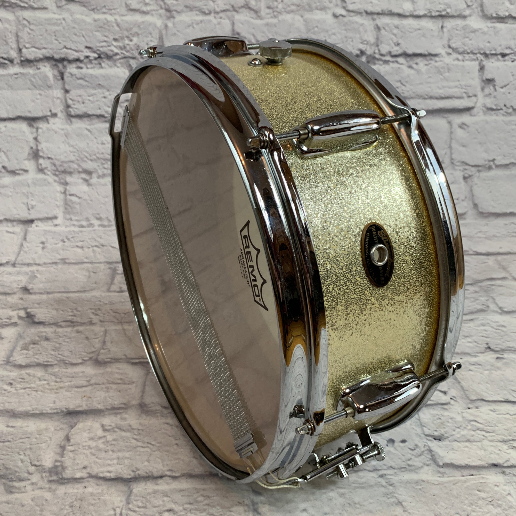 Vintage Late 50s Slingerland 5.5x14" Snare Champagne Sparkle