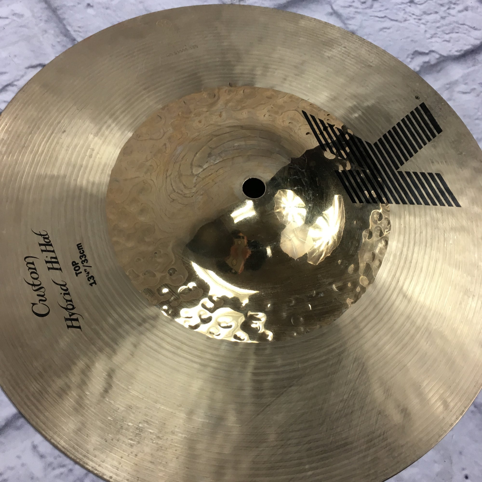 Zildjian 13.25in K Custom Hybrid Hi Hat Cymbal Pair