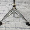 Vintage Ludwig Snare Drum Stand Black and White Label Double Braced Heavy Duty
