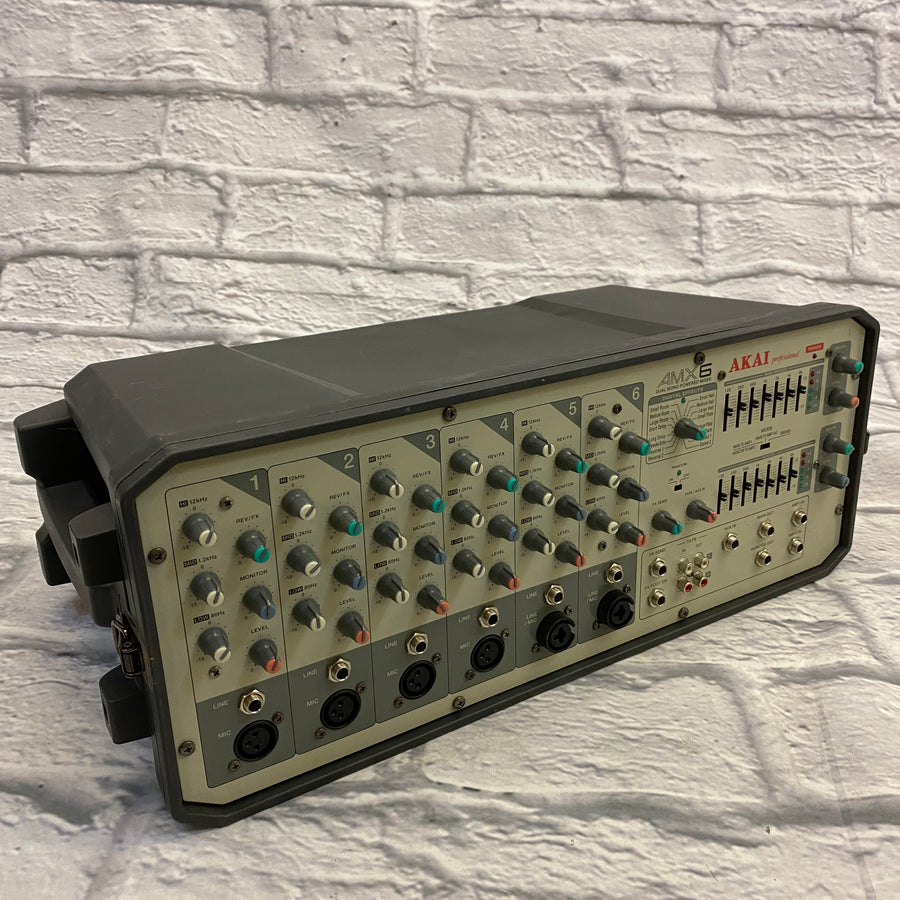 Akai AMX6 Dual Mono Powered Mixer