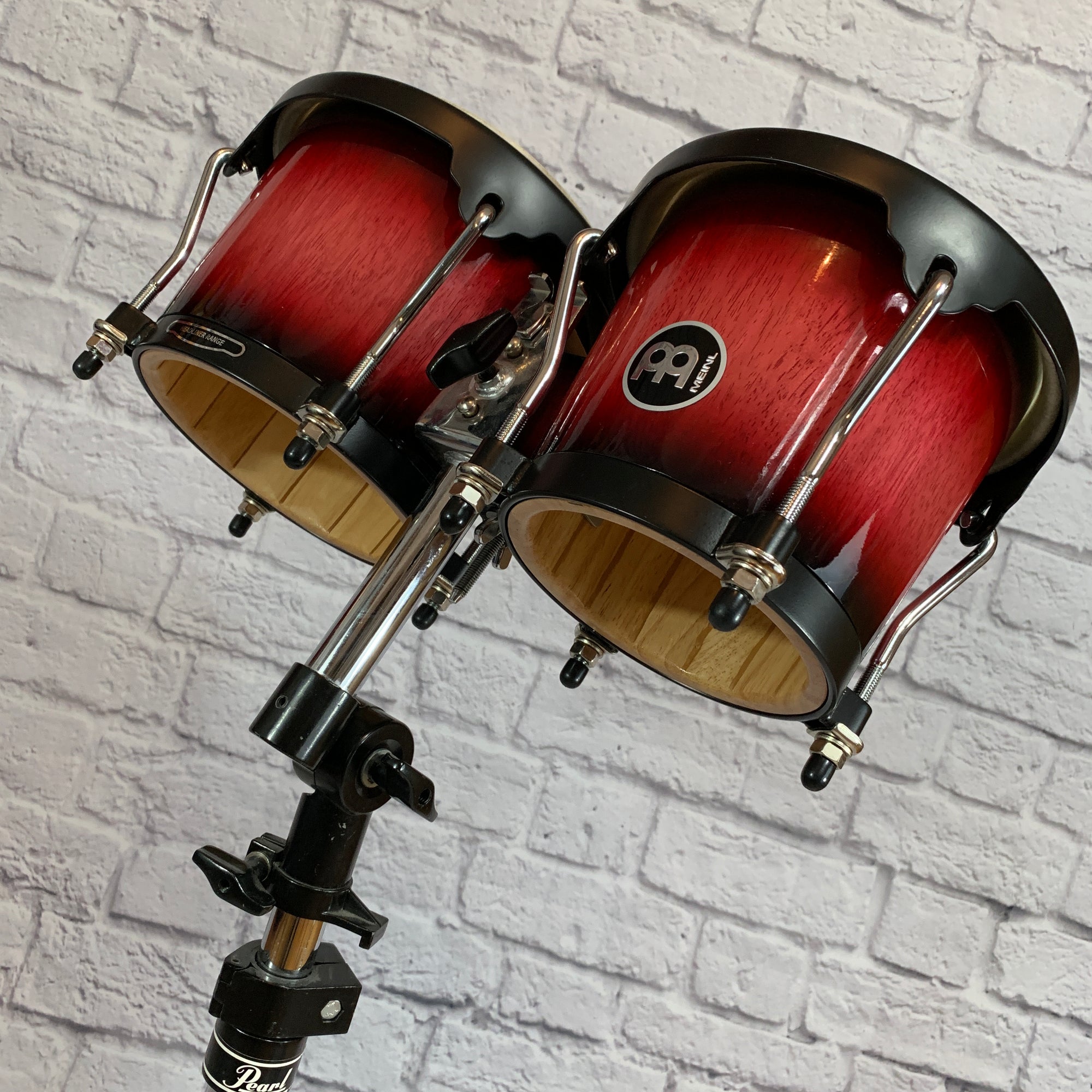 Meinl Headliner Range Bongos 6.75/8" w/ Pearl Stand