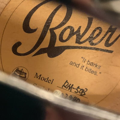 Rover RM-50B Deluxe Student A-Style Mandolin Black
