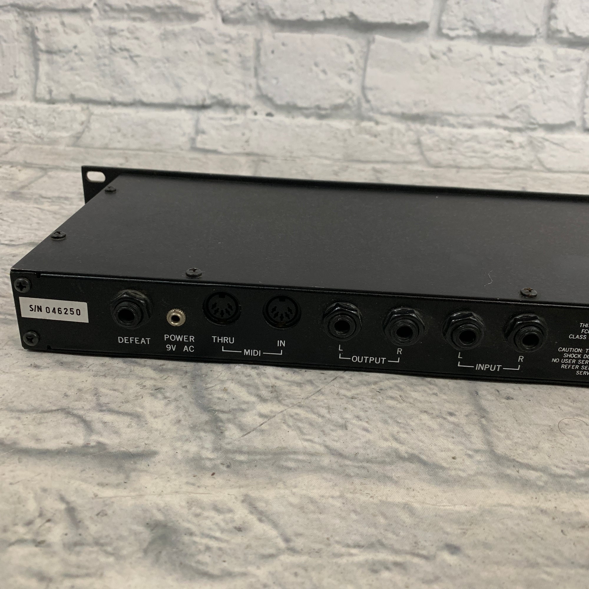 Vintage 1980s Alesis Midiverb II Digital Effects Processor