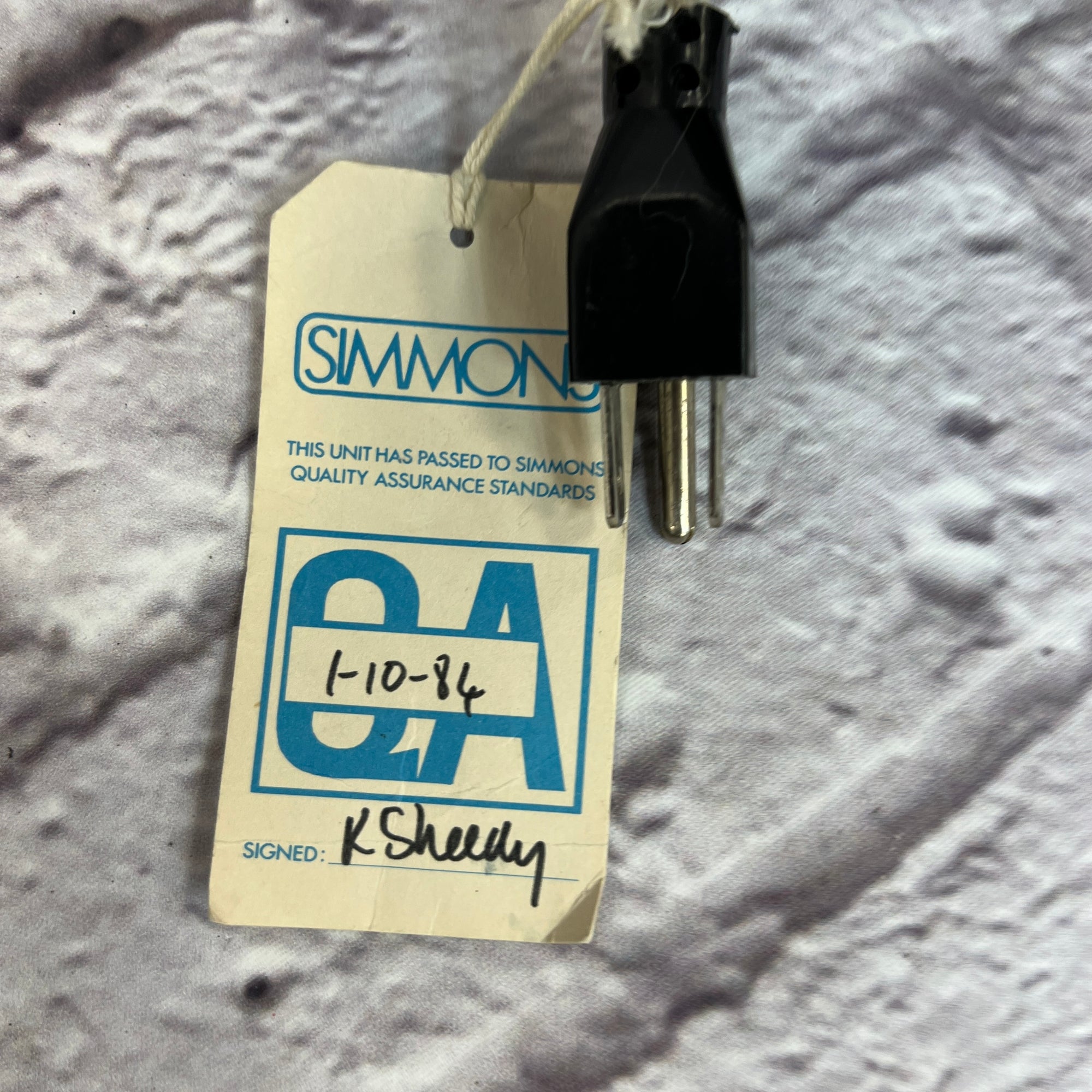 Simmons Vintage 1986 SDS9 Analog Drum Module AS IS