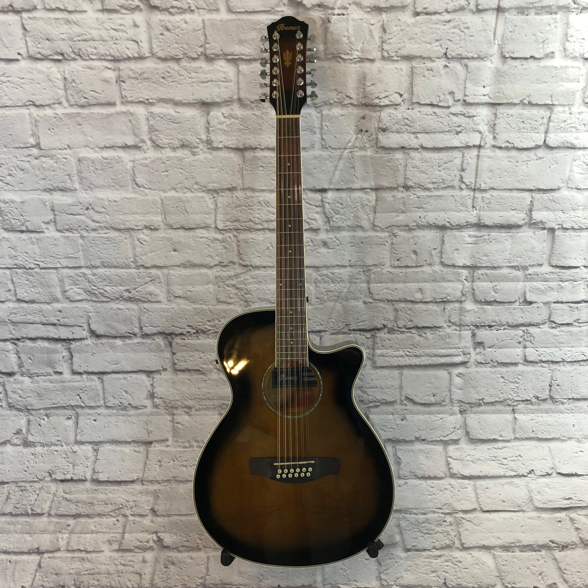 ** Ibanez AEG1812IIDVS AEG Series 12-String Acoustic/Electric Guitar - Dark Violin Sunburst