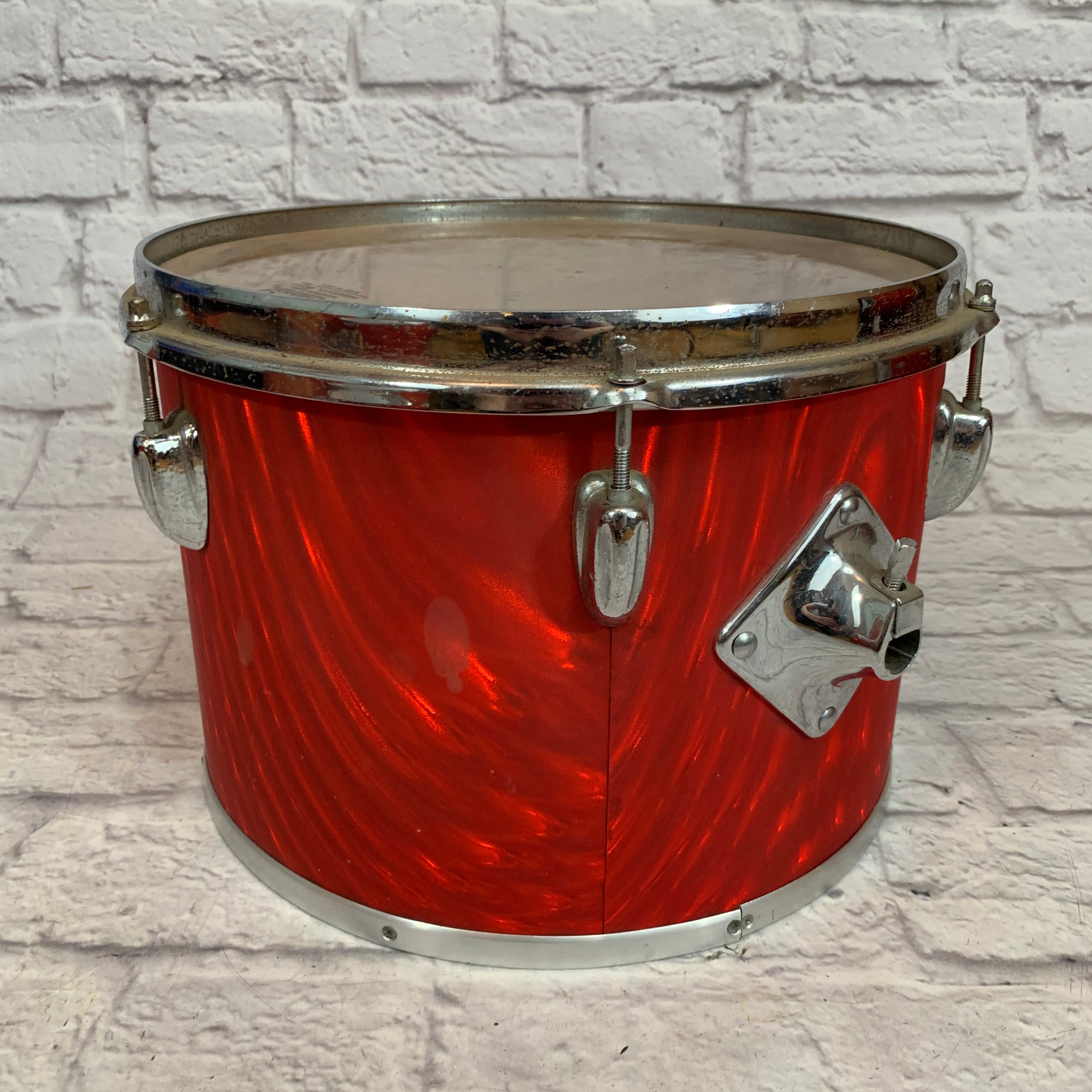 Slingerland 4-Piece Drum Kit Red Satin Flame 1960's