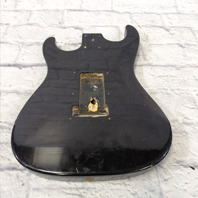 Unknown HSS Strat Electric Guitar Body - Black