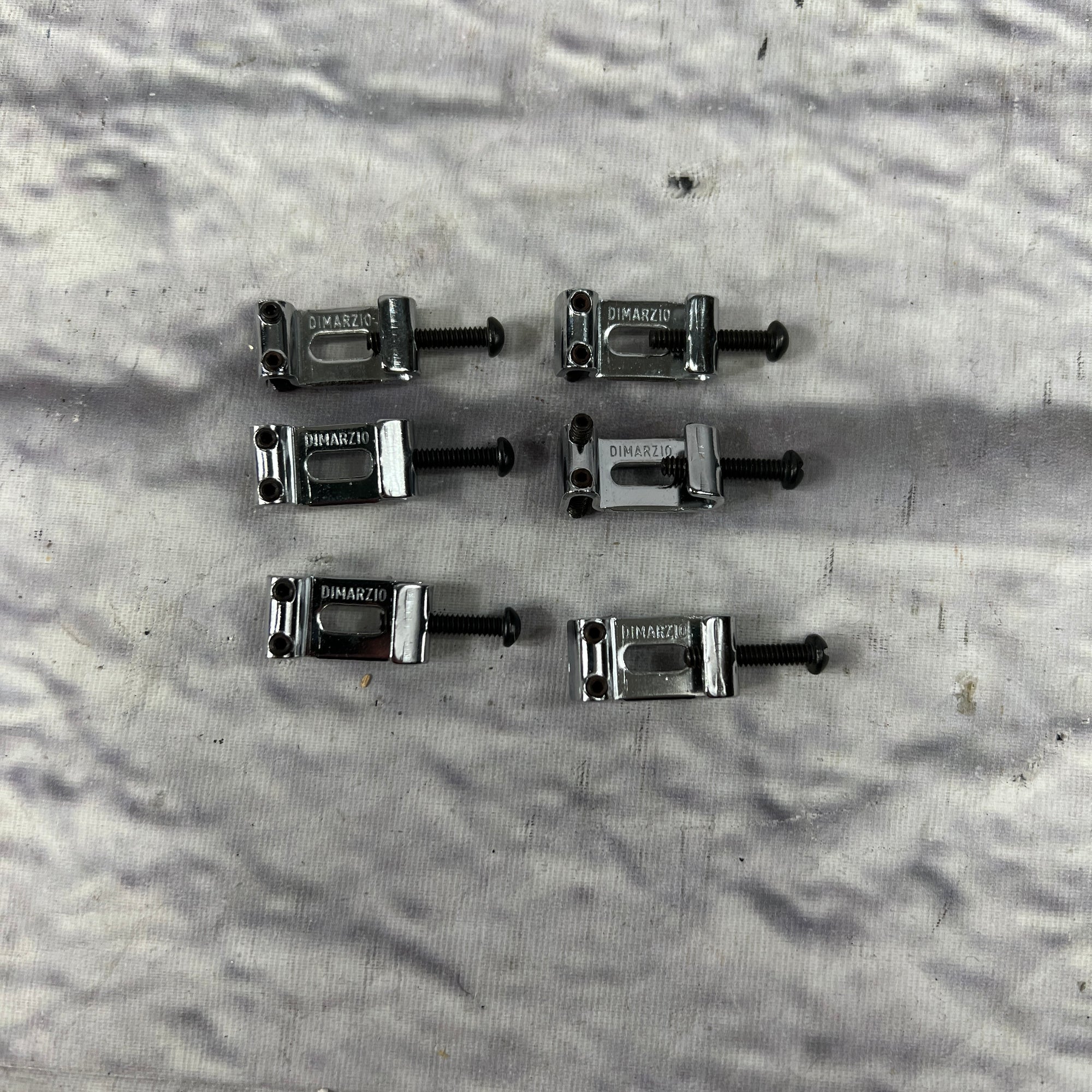 Dimarzio Bridge Saddles - Chrome