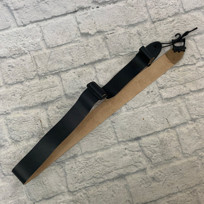 Levy's M7XL 2" Wide Extra-Long Black Leather Strap
