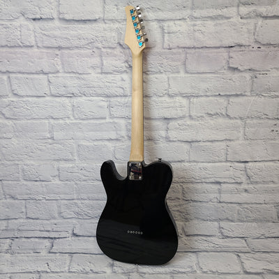 Glarry Custom Style Semi Hollow Tele Electric Guitar
